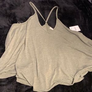 Free People green tank